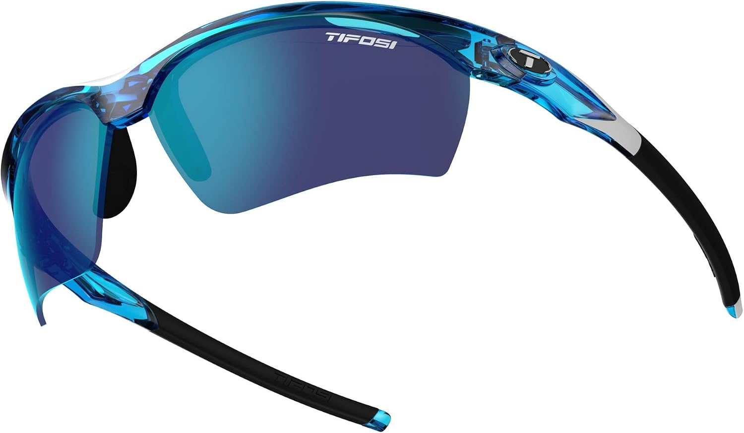 Tifosi Vero Sport Sunglasses Unisex – Ideal For Baseball, Cricket, Cycling, Golf, Hiking, Running, Tennis & Pickleball(Skycloud (Clarion Blue/Ac Red/Clear))