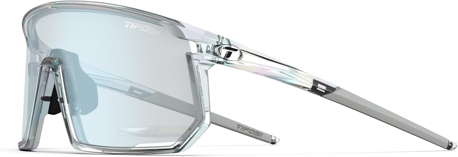 Tifosi Moab Full Frame Cycling Sunglasses – Baseball, Pickleball(Mist (Clarion Blue Fototec))