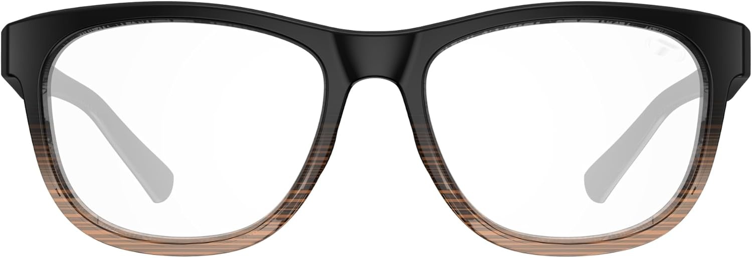 Tifosi Swank Reader Sunglasses – Built-In Bifocal Lens | 100% UVA/UVB, shatterproof polycarbonate. Built-in reader lens, hydrophilic nose pads. For lifestyle, golf & running.(Brown Fade)
