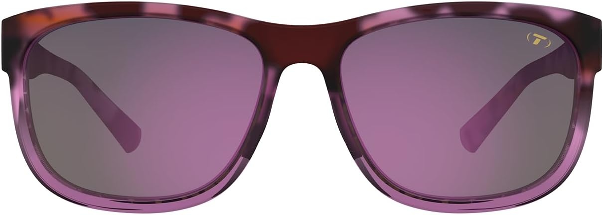 Tifosi Optics Swank XL Sunglasses(Pink Tortoise/Smoke Lens With Rose Mirror)