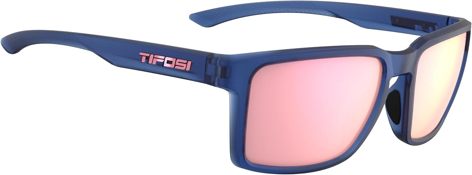 Tifosi Sylo Lifestyle Sunglasses – Men & Women, Golf, Running, Shatterproof(Midnight Vapor (Pink Mirror))