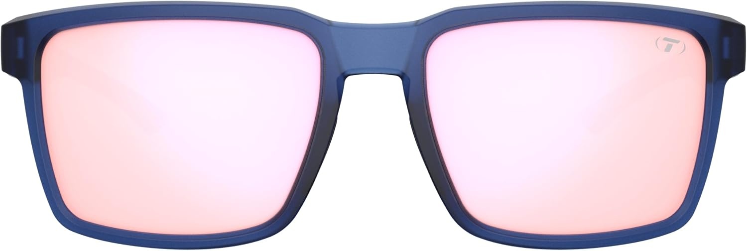 Tifosi Sylo Lifestyle Sunglasses – Men & Women, Golf, Running, Shatterproof(Midnight Vapor (Pink Mirror))
