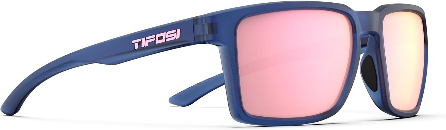 Tifosi Sylo Lifestyle Sunglasses – Men & Women, Golf, Running, Shatterproof(Midnight Vapor (Pink Mirror))