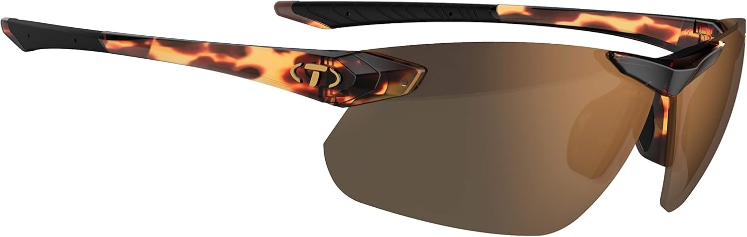 Tifosi Seek FC 2.0 Sport Sunglasses Men & Women – Ideal For Cycling, Golf, Hiking, Running, Tennis & Pickleball(Tortoise  Brown)