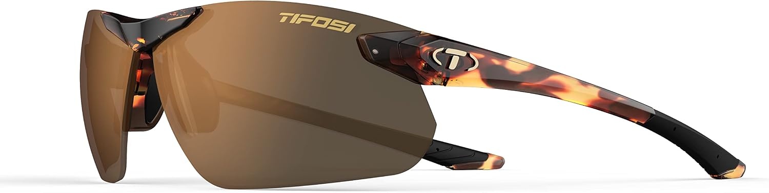 Tifosi Seek FC 2.0 Sport Sunglasses Men & Women – Ideal For Cycling, Golf, Hiking, Running, Tennis & Pickleball(Tortoise  Brown)