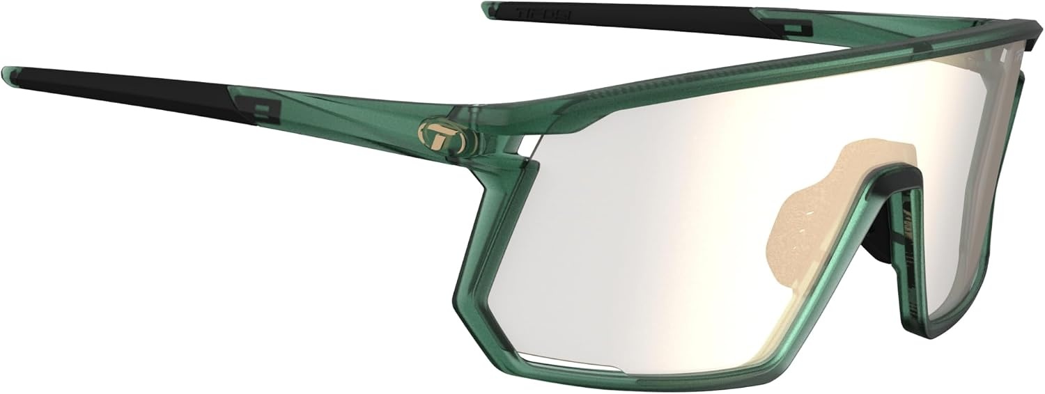 Tifosi Moab Full Frame Cycling Sunglasses – Baseball, Pickleball(Forest Vapor (Clarion Gold Fototec))