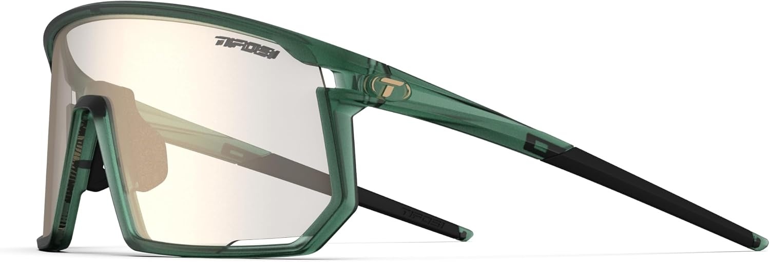 Tifosi Moab Full Frame Cycling Sunglasses – Baseball, Pickleball(Forest Vapor (Clarion Gold Fototec))