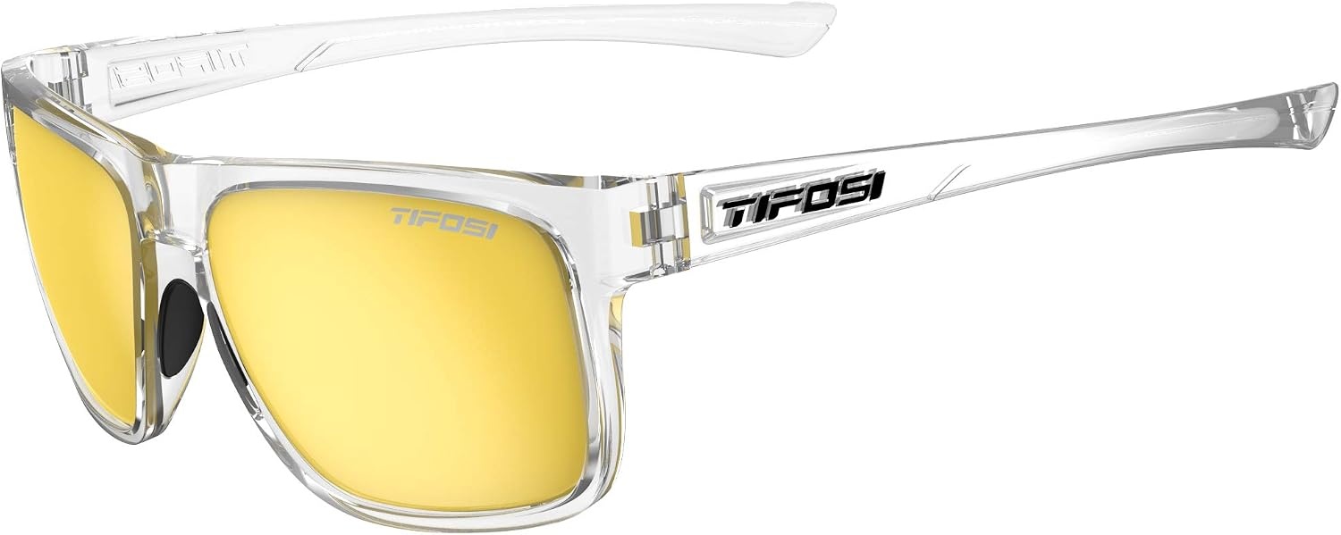 Tifosi Optics Swick Sunglass Bundles(Crystal Clear/Smoke Yellow Mirror)