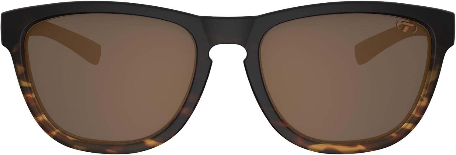 Tifosi Swank S Small-Fit Lifestyle Tangle Free Sunglasses(Java Fade (Brown Polarized))