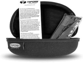 Tifosi Optics Rail XC Sport Sunglasses – Ideal For Cycling (Road & Gravel), Baseball, Softball and Running(Crystal Clear (Clarion Blue Fototec))