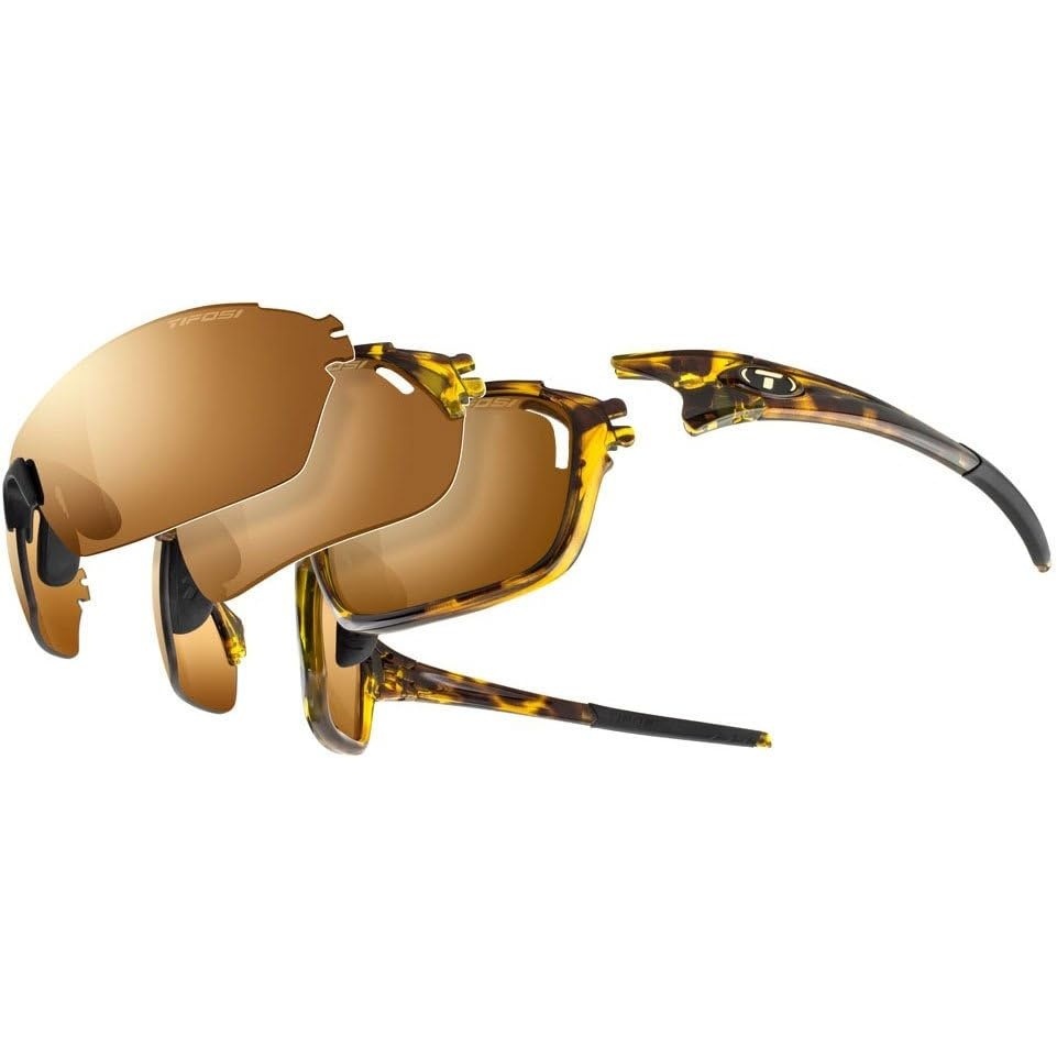 Tifosi Men’s Wayfarers Veloce Matte Black Fototec Sunglasses(Leopard)