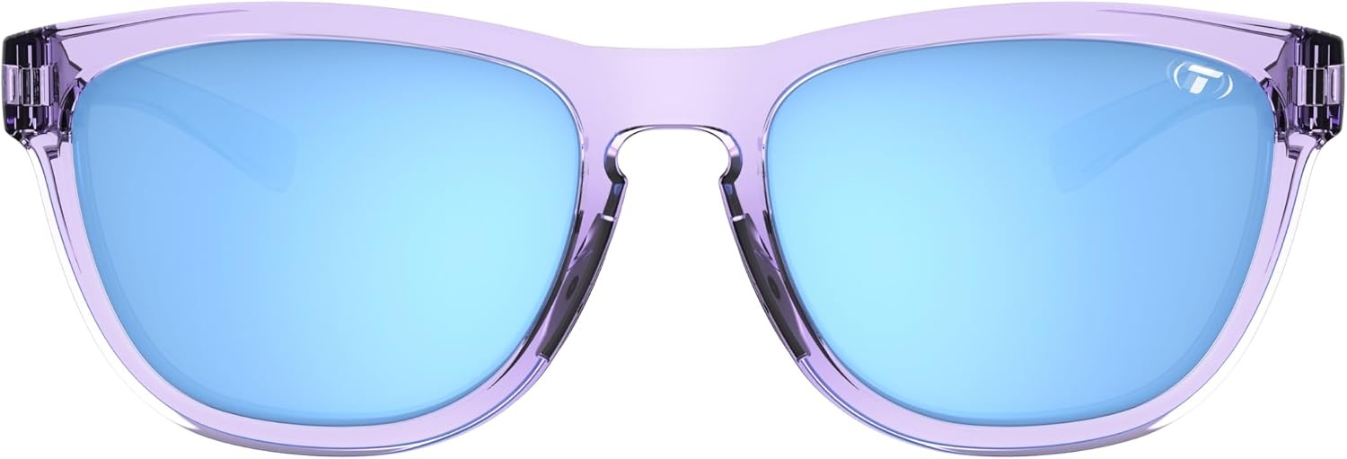 Tifosi Swank S Small-Fit Lifestyle Tangle Free Sunglasses(Crystal Purple (Sky Blue Mirror))