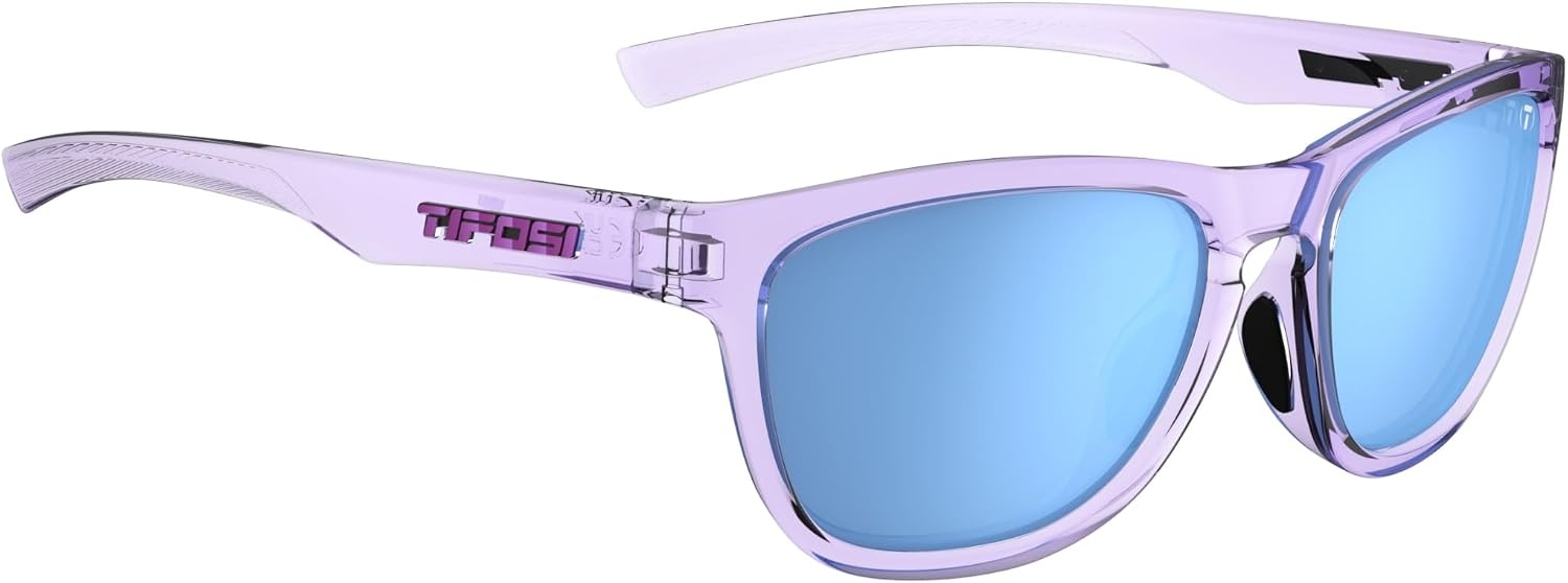 Tifosi Swank S Small-Fit Lifestyle Tangle Free Sunglasses(Crystal Purple (Sky Blue Mirror))
