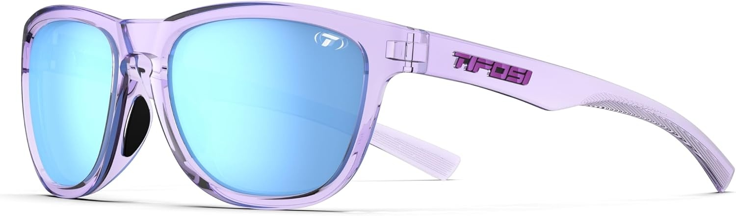 Tifosi Swank S Small-Fit Lifestyle Tangle Free Sunglasses(Crystal Purple (Sky Blue Mirror))