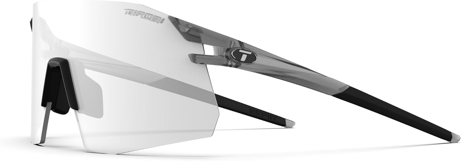 Tifosi Moab XC Rimless Cycling Sunglasses – Running, Pickleball(Satin Vapor (Light Night Fototec))