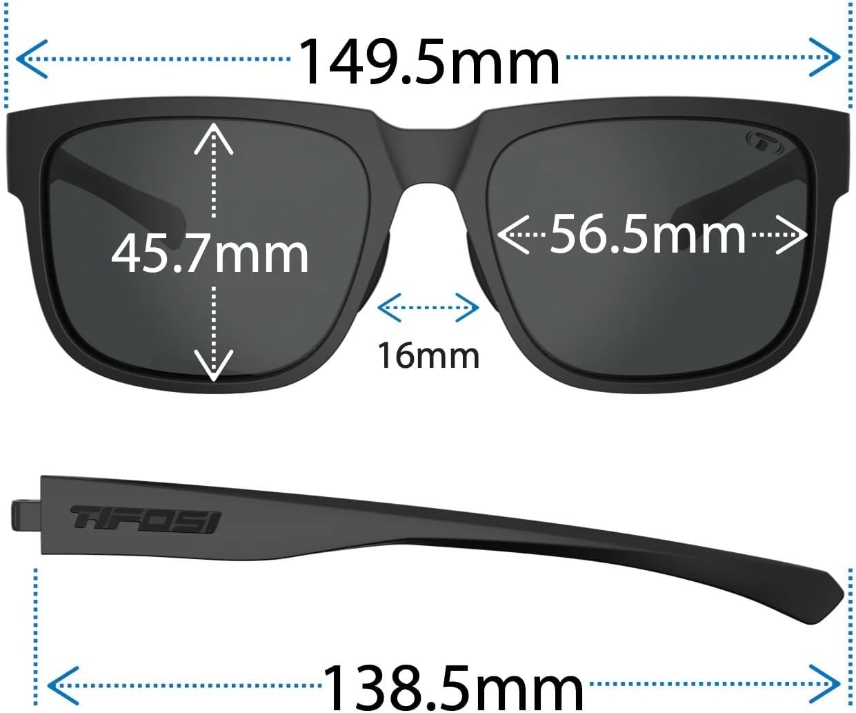 Tifosi Shumo Oversized Sunglasses – Cycling, Golf, Pickleball, Running(Honey (Gt Lens))