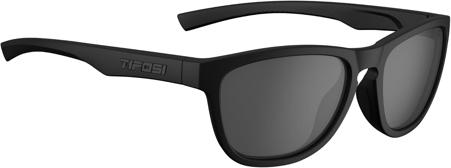 Tifosi Swank S Tangle Free Sunglasses For Small Faces – Men & Women(Blackout (Smoke))