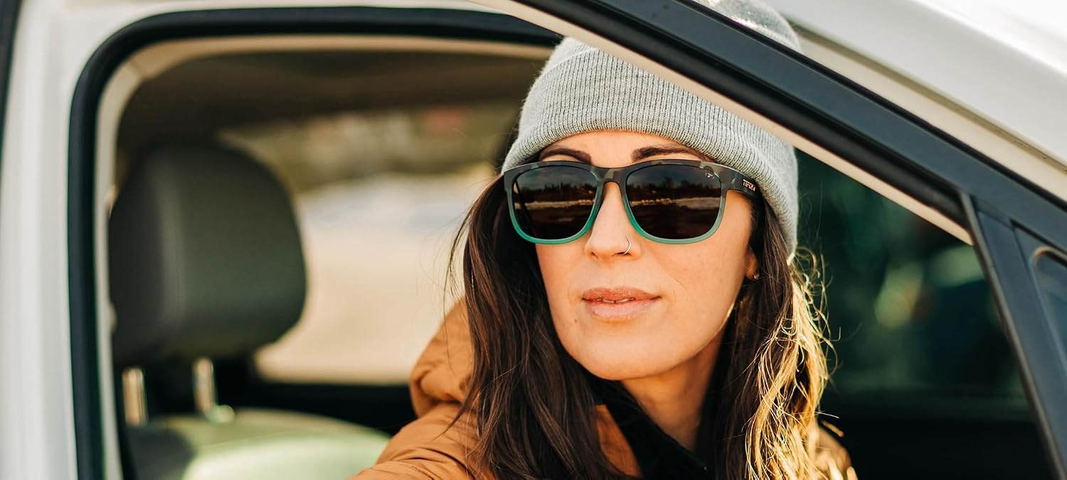 Tifosi Optics Swank XL Sunglasses(Blue Tortoise/Brown Lens)