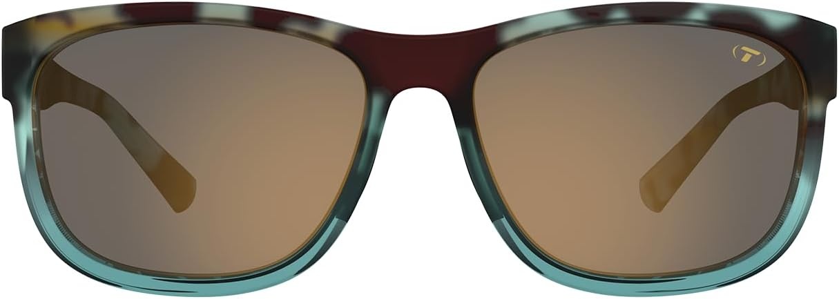 Tifosi Optics Swank XL Sunglasses(Blue Tortoise/Brown Lens)