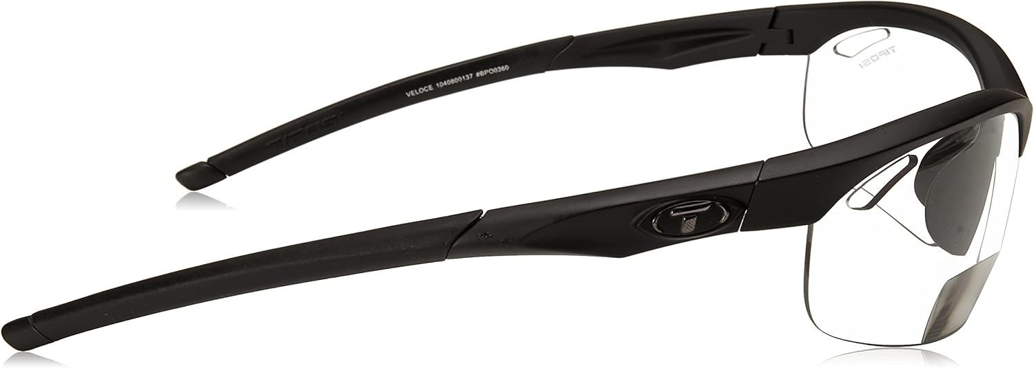 Tifosi Veloce Reader Sunglasses(Matte Black  Light Night Fototec (1.5 Magnification))