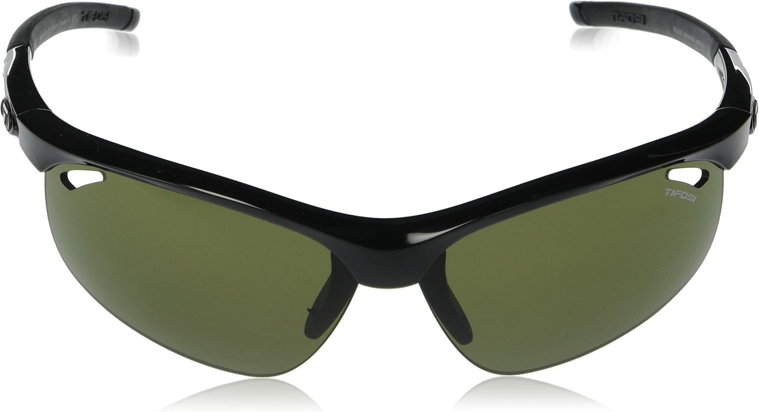Tifosi Veloce Sport Sunglasses Men & Women – Ideal For Baseball, Cricket, Cycling, Golf, Hiking, Running, Tennis & Pickleball(Gloss Black (Enliven Golf))