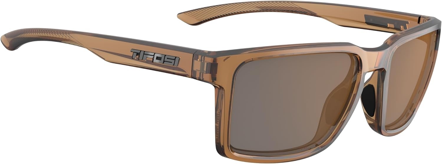 Tifosi Sylo Lifestyle Sunglasses – Men & Women, Golf, Running, Shatterproof(Honey (Brown Polarized))