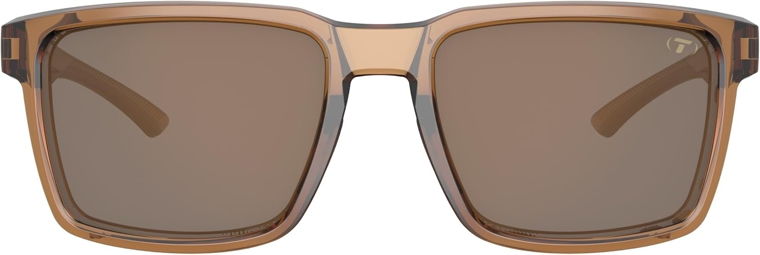 Tifosi Sylo Lifestyle Sunglasses – Men & Women, Golf, Running, Shatterproof(Honey (Brown Polarized))