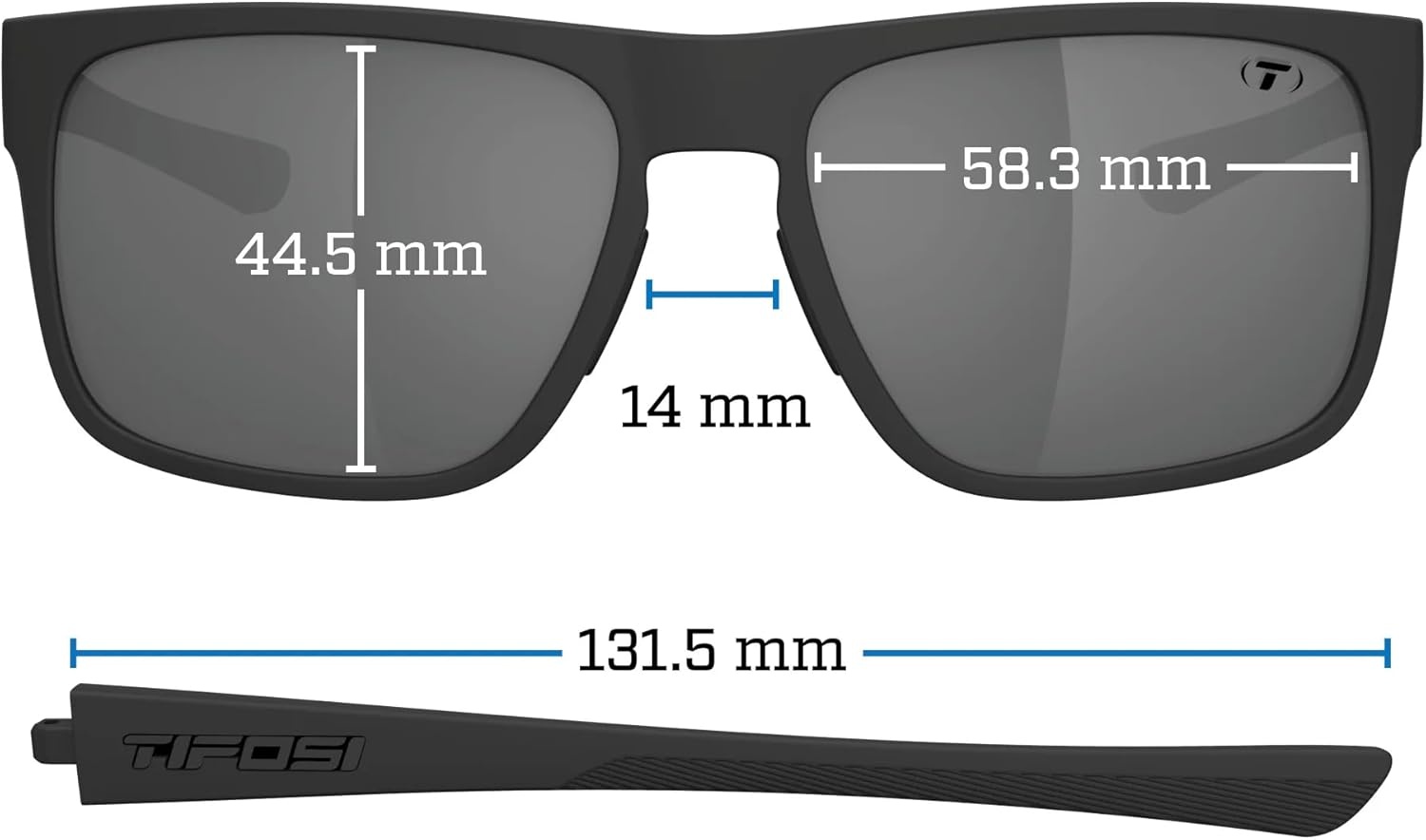Tifosi Swick Lifestyle Sport Sunglasses – Cycling, Golf & Hiking | 100% UVA/UVB, shatterproof polycarbonate. Integrated hinge, hydrophilic nose pads. For cycling, golf, hiking & running.(Satin Black-crimson/Smoke Red)