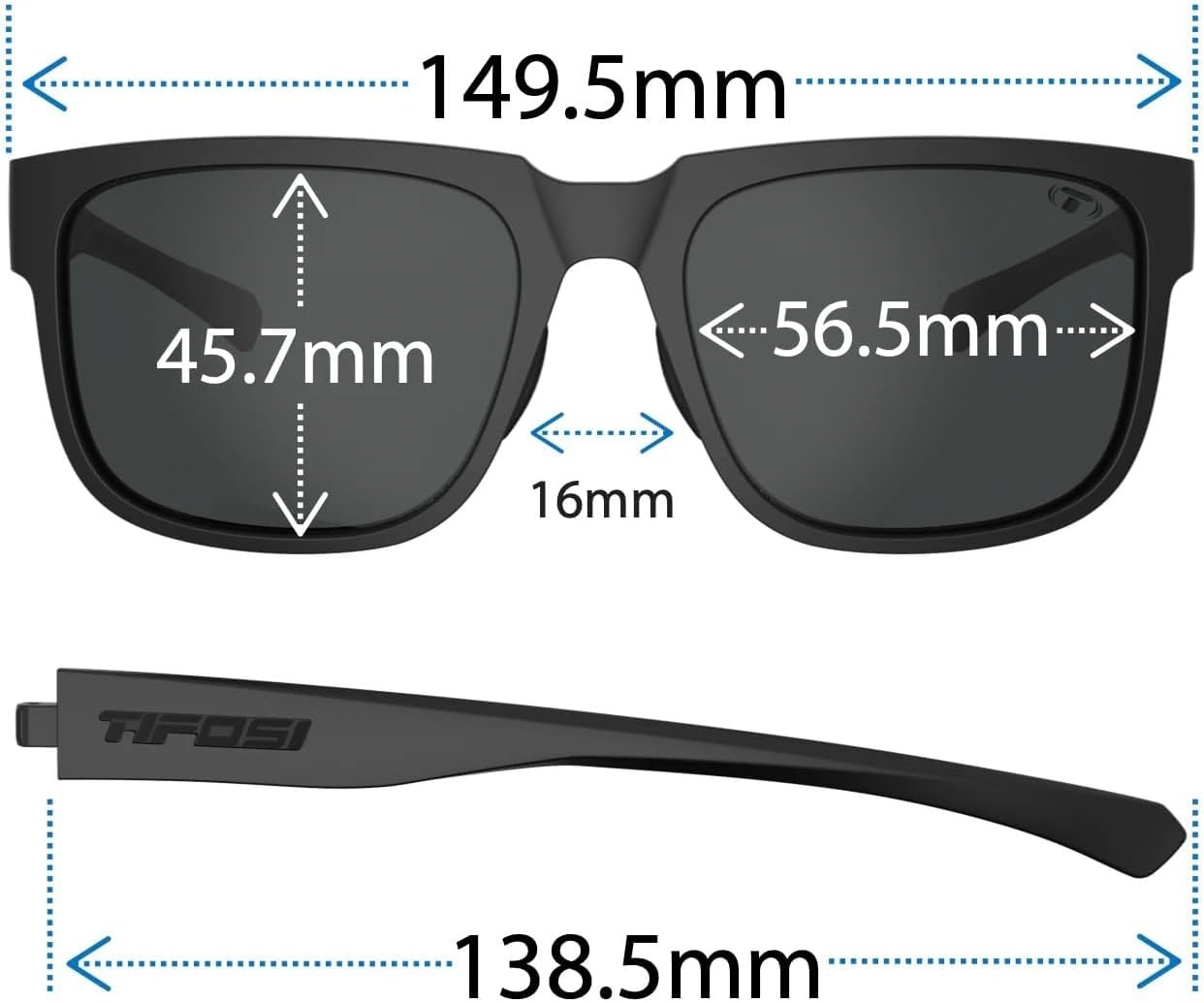 Tifosi Shumo Oversized Sunglasses – Cycling, Golf, Pickleball, Running(Java Fade (Brown Polarized Lens))