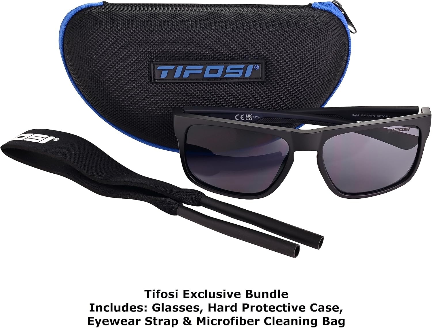 Tifosi Optics Swick Sunglass Bundles(Blackout/Smoke)