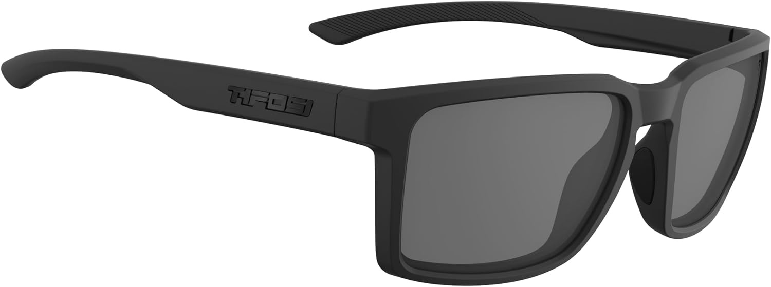 Tifosi Sylo Lifestyle Sunglasses – Men & Women, Golf, Running, Shatterproof(Blackout (Smoke))