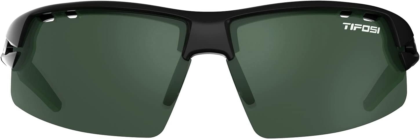 Crit Sport Sunglasses – Ideal for Baseball, Cricket, Cycling, Fishing, Golf, Hiking, Running, Tennis & Pickleball(Matte Black With Enliven Golf Lens)