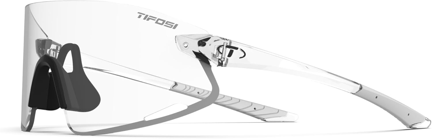 Tifosi Optics Vogel XC Sunglasses Sport Sunglasses Men & Women Small- Medium Fit: Ideal For Baseball, Cycling, Golf, Running(Crystal Clear  Clear)