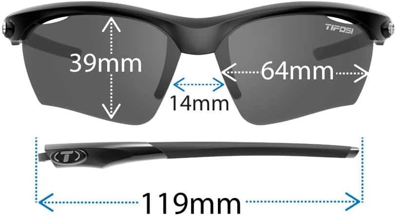 Tifosi Vero Sunglasses (Race Pink, Smoke/AC Red/Clear)