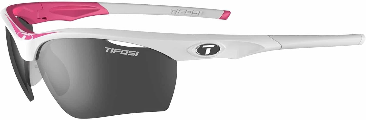 Tifosi Vero Sunglasses (Race Pink, Smoke/AC Red/Clear)