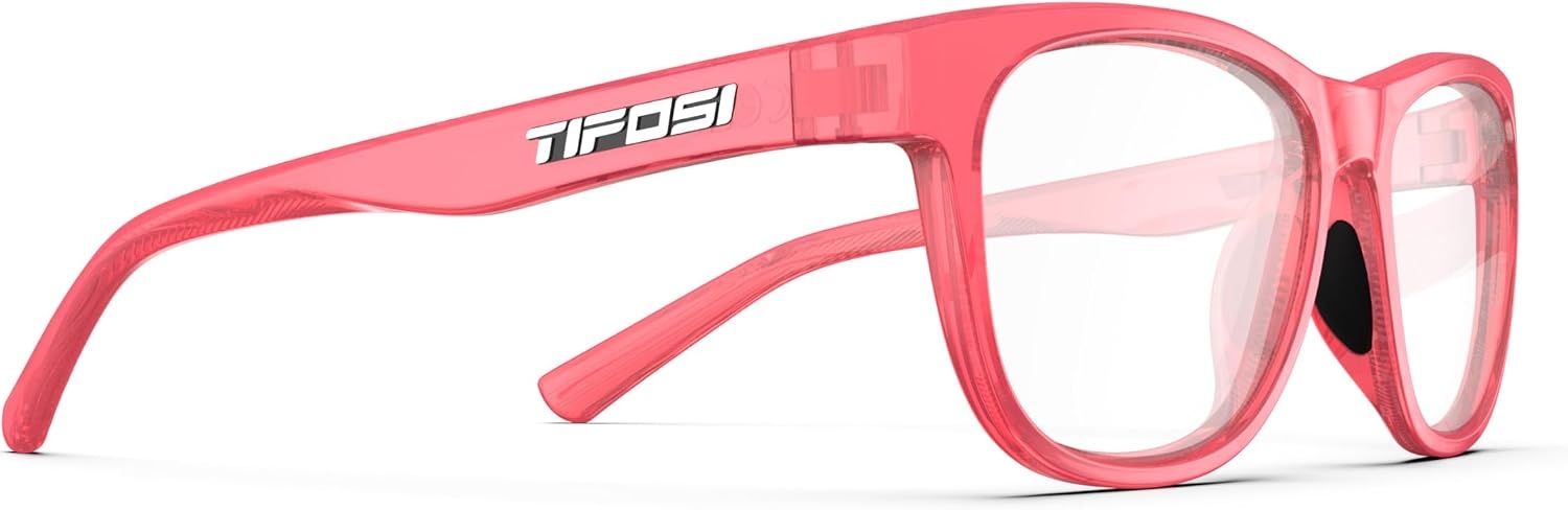 Tifosi Swank Reader Sunglasses – Built-In Bifocal Lens | 100% UVA/UVB, shatterproof polycarbonate. Built-in reader lens, hydrophilic nose pads. For lifestyle, golf & running.(Radiant Rose)