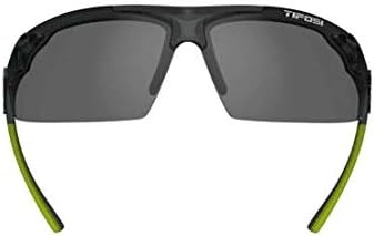 Tifosi Track Sport Men & Women Sunglasses – Ideal For Baseball, Golf, Pickleball, Running and Tennis – Unisex Glasses(Crystal Smoke (Smoke Lens))