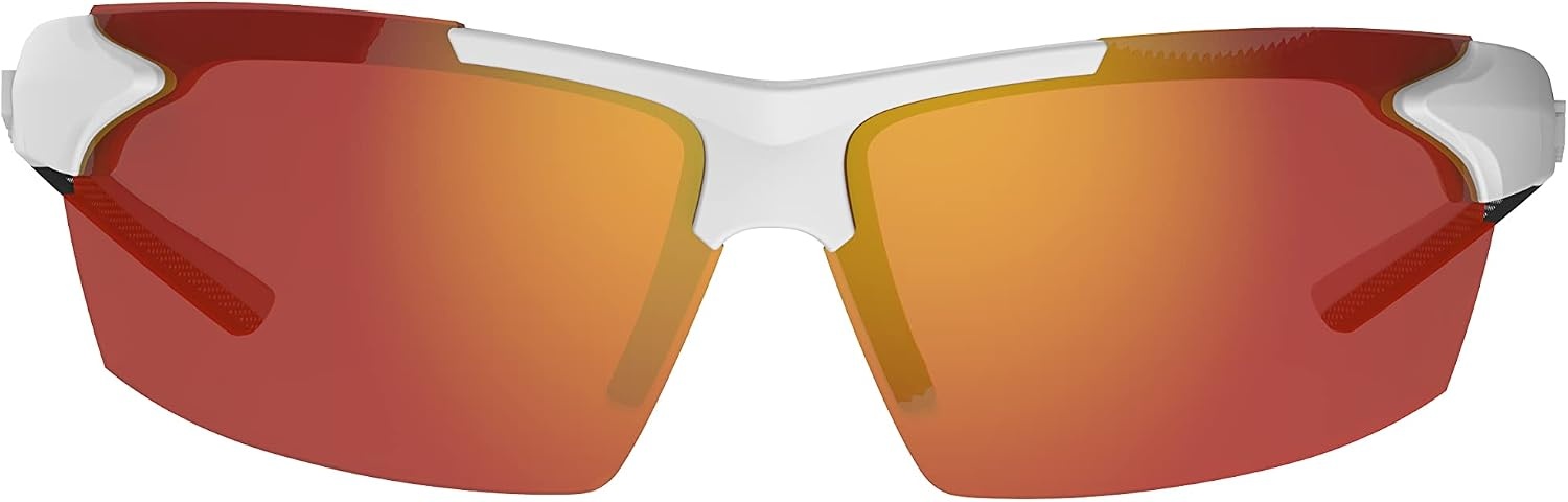 Tifosi Jet Sunglasses (Matte White/Smoke Red Lens)
