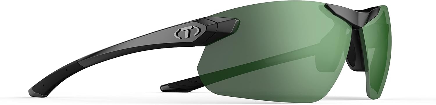 Tifosi Seek FC 2.0 Sport Sunglasses Men & Women – Ideal For Cycling, Golf, Hiking, Running, Tennis & Pickleball(Gloss Black  Enliven Golf)