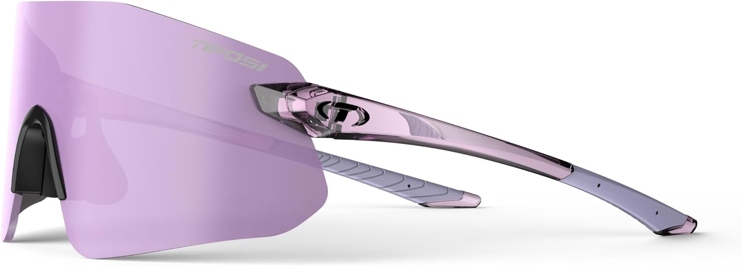 Tifosi Vogel SL Sport Sunglasses Men & Women – Ideal For Baseball, Cycling, Cricket, Golf, Hiking, Running(Crystal Purple  Violet Mirror)