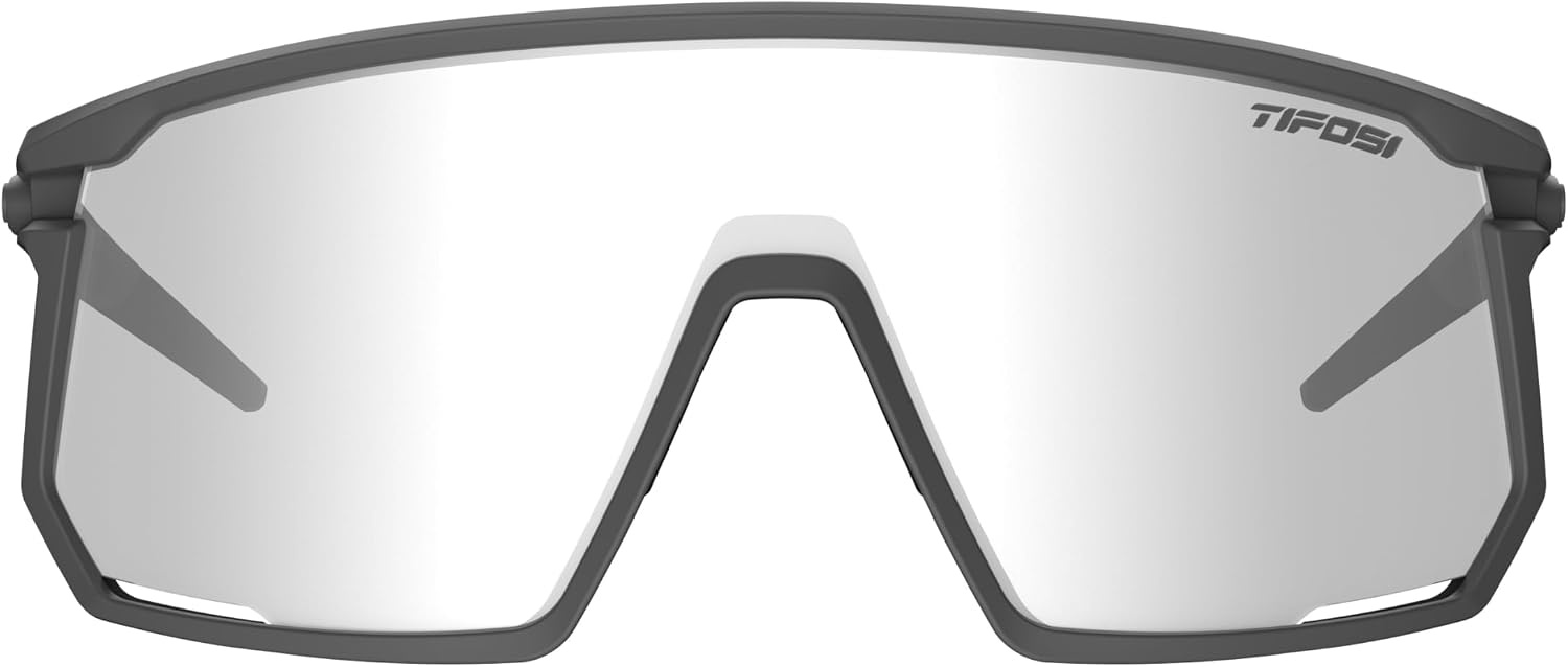Tifosi Moab Full Frame Cycling Sunglasses – Baseball, Pickleball(Matte Gunmetal (Light Night Fototec))