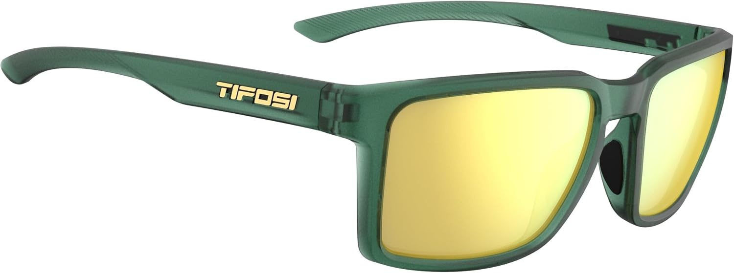Tifosi Sylo Lifestyle Sunglasses – Men & Women, Golf, Running, Shatterproof(Forest Vapor (Smoke Yellow Mirror))