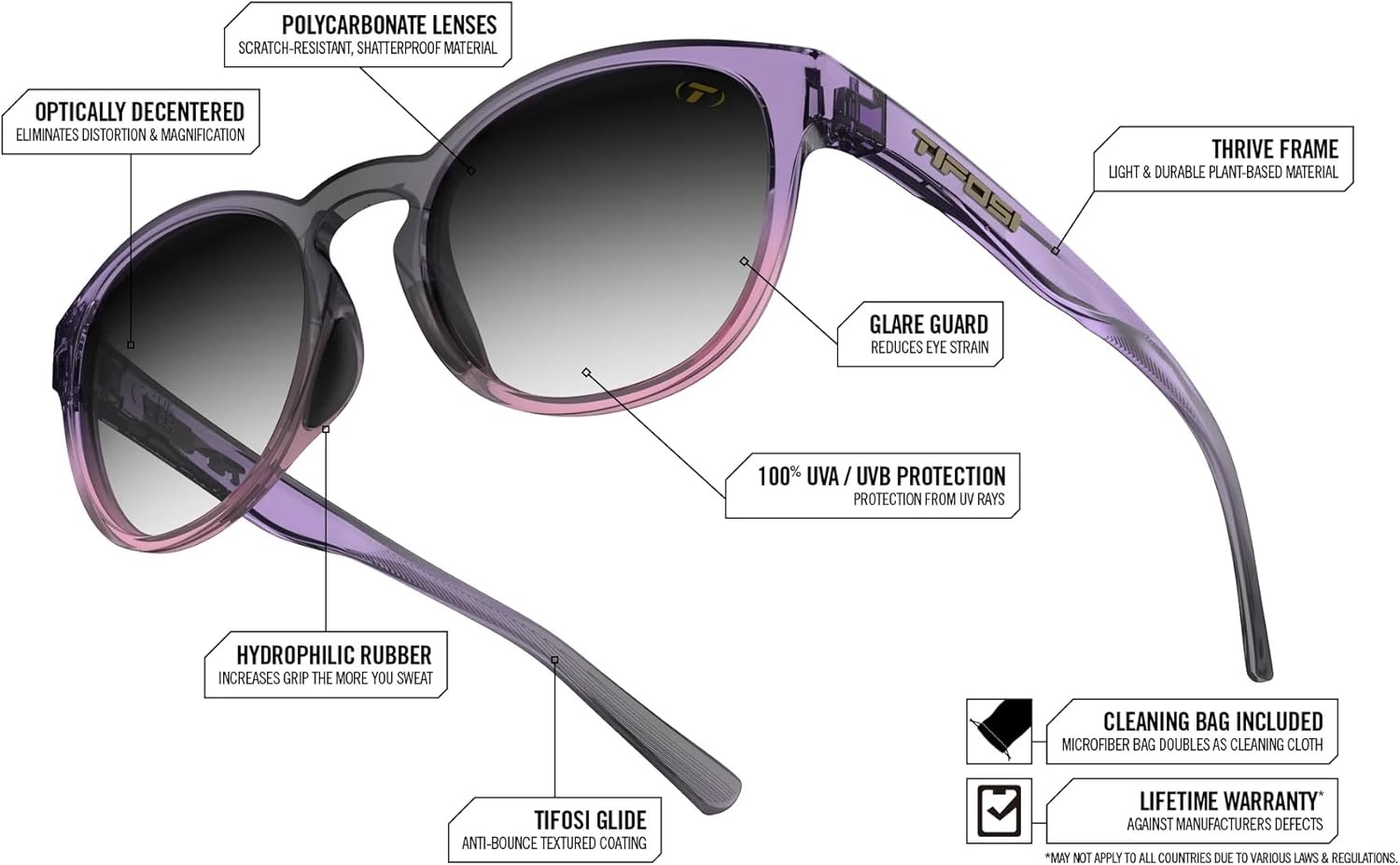 Tifosi Optics Svago Sunglasses(Satin Crystal Brown (Brown Lens))