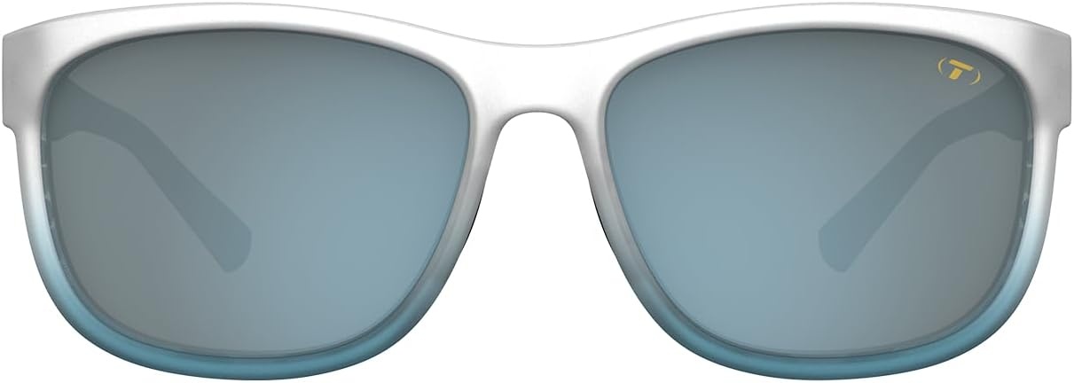 Tifosi Optics Swank XL Sunglasses(Frost Blue/Smoke Lens With Bright Blue Mirror)