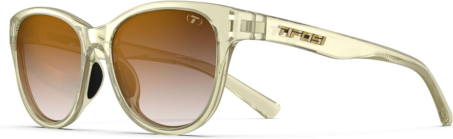 Tifosi Optics Stella Sunglasses(Crystal Champagne (Brown Gradient))