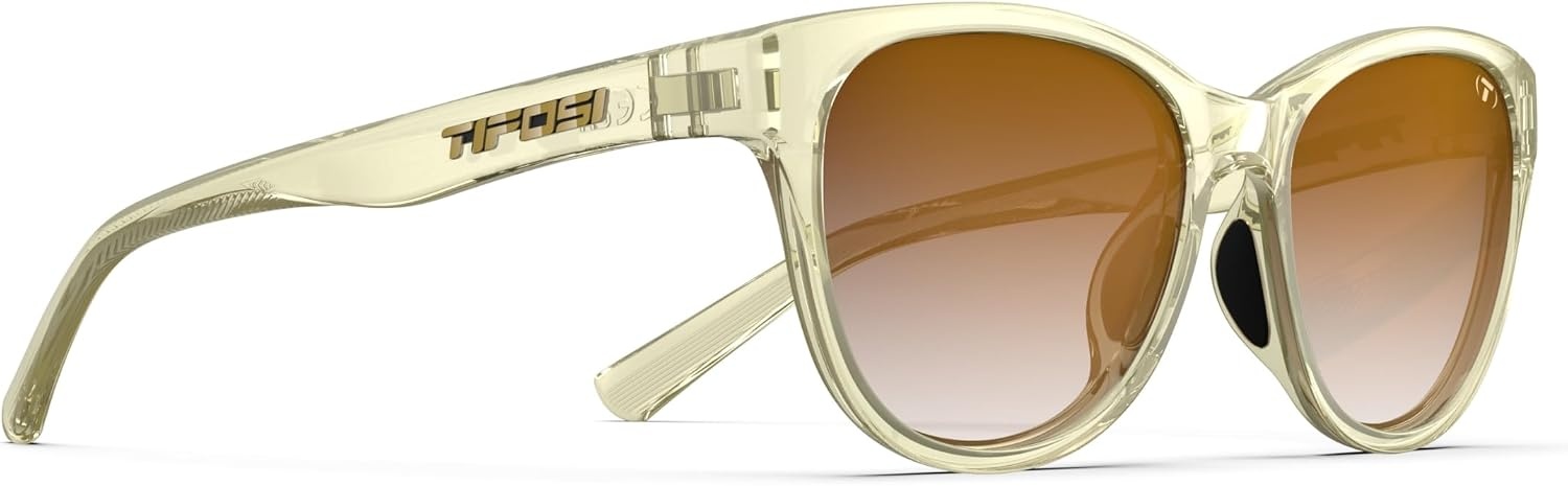 Tifosi Optics Stella Sunglasses(Crystal Champagne (Brown Gradient))