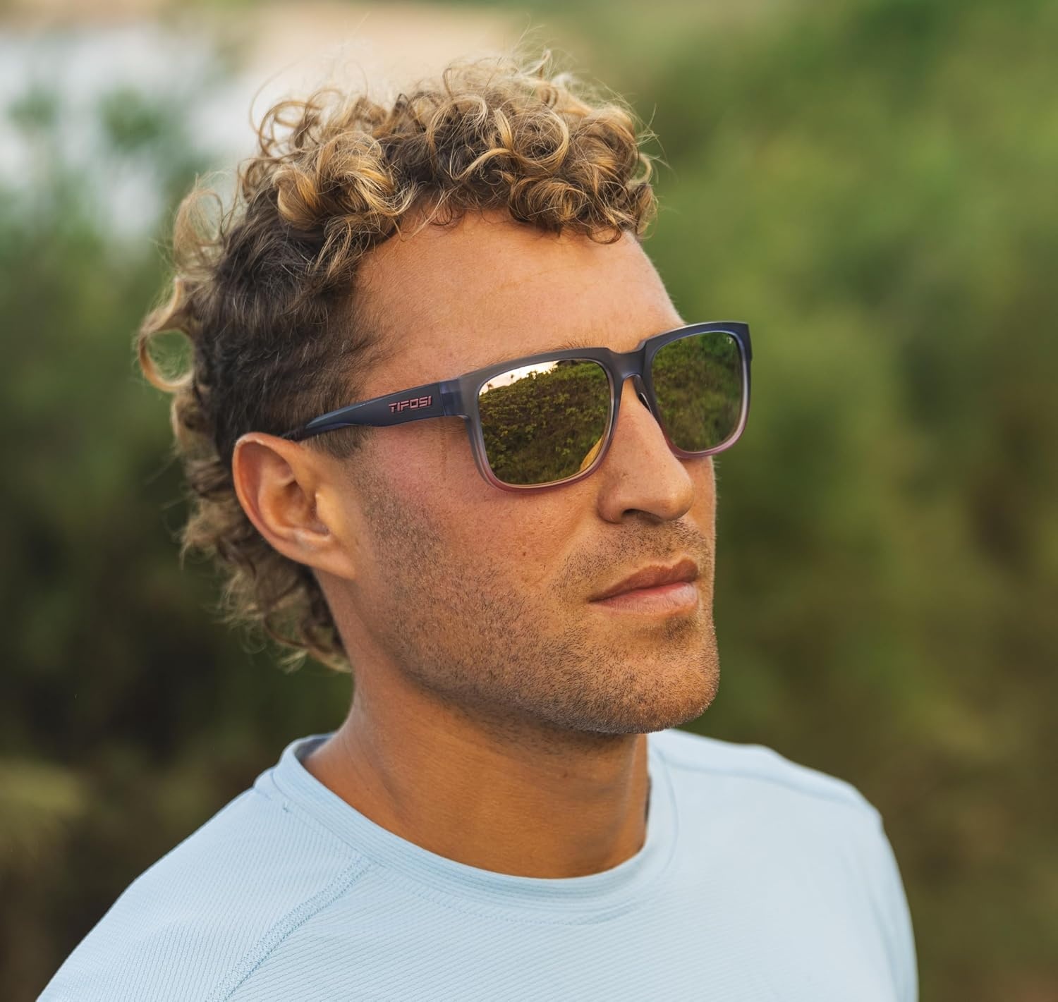 Tifosi Shumo Oversized Sunglasses – Cycling, Golf, Pickleball, Running(Midnight Coral (Pink Mirror Lens))
