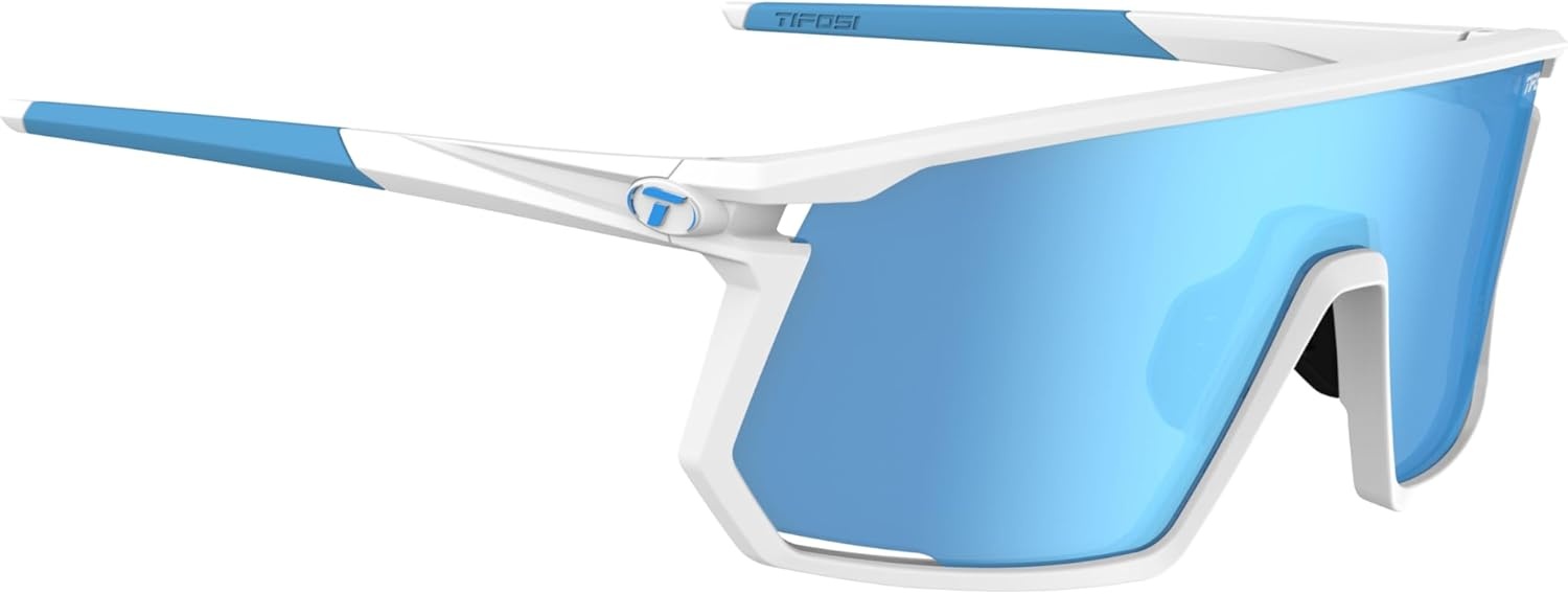 Tifosi Optics Moab Sunglasses (Matte White (Clarion Blue/AC Red/Clear))