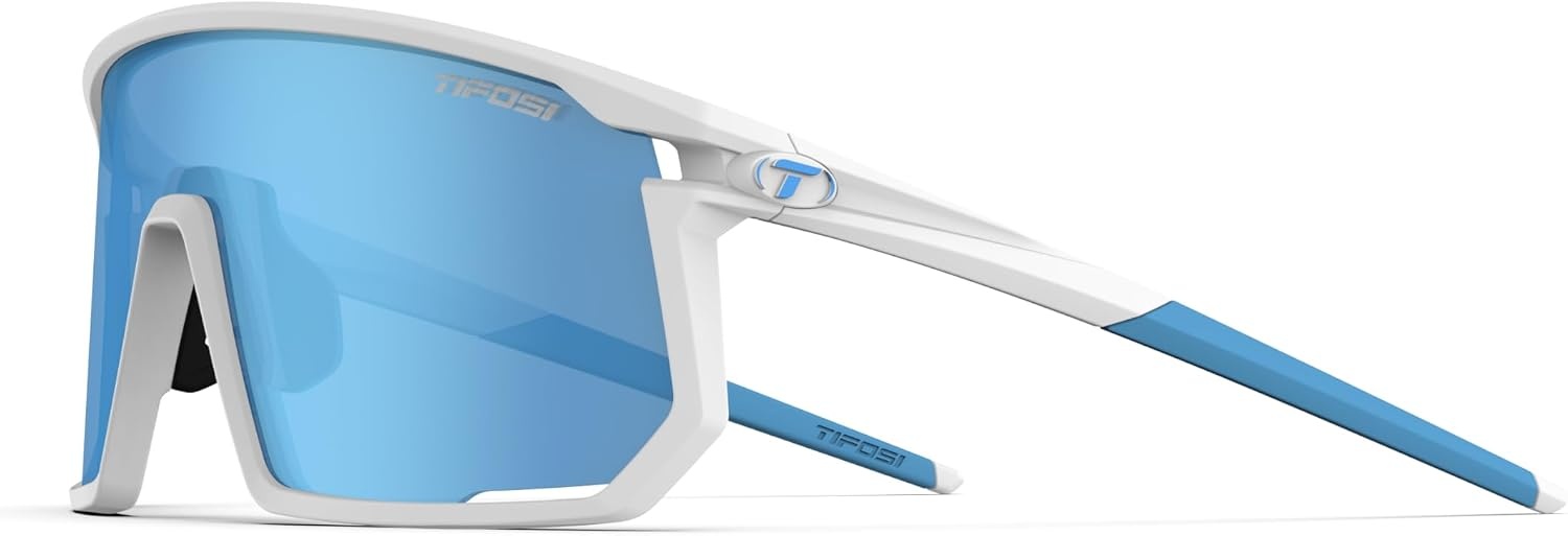 Tifosi Optics Moab Sunglasses (Matte White (Clarion Blue/AC Red/Clear))