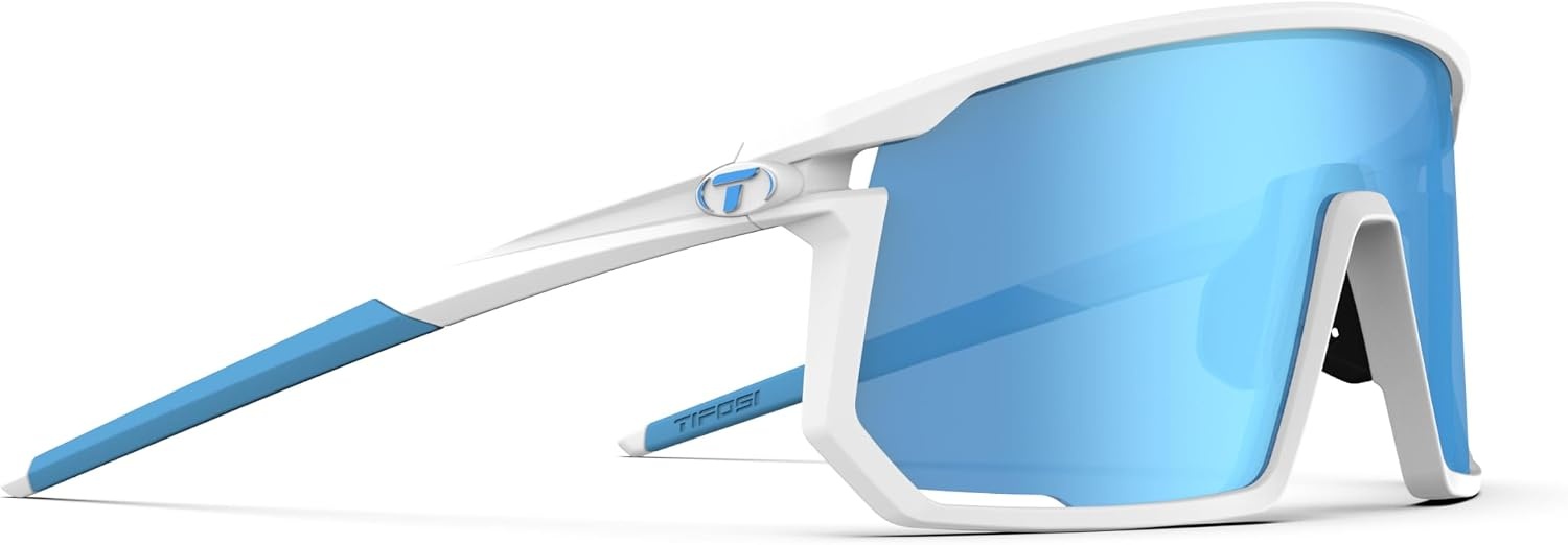Tifosi Optics Moab Sunglasses (Matte White (Clarion Blue/AC Red/Clear))